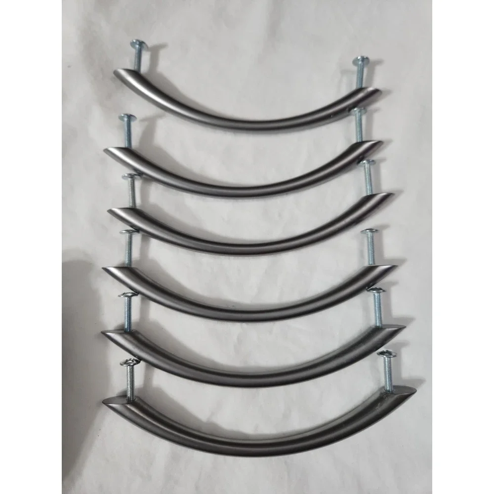 Satin Nickle Large Cupboard Or‎ Drawer Pulls 6